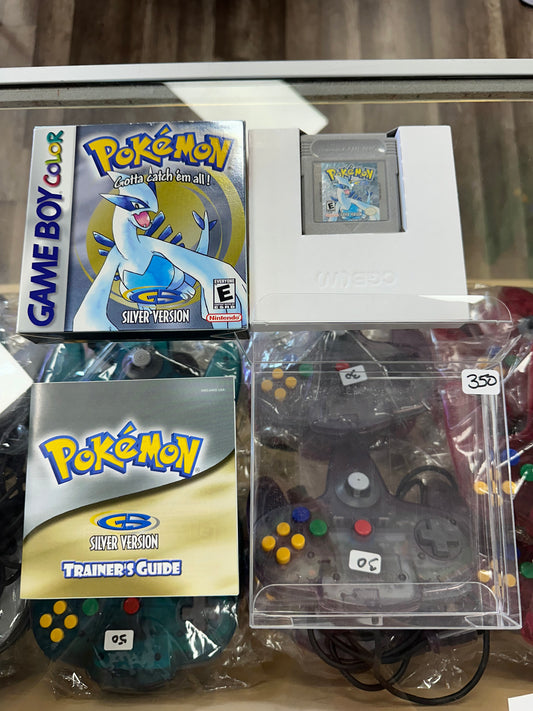 Pokémon Silver CIB Nintendo Gameboy Color Excellent Box