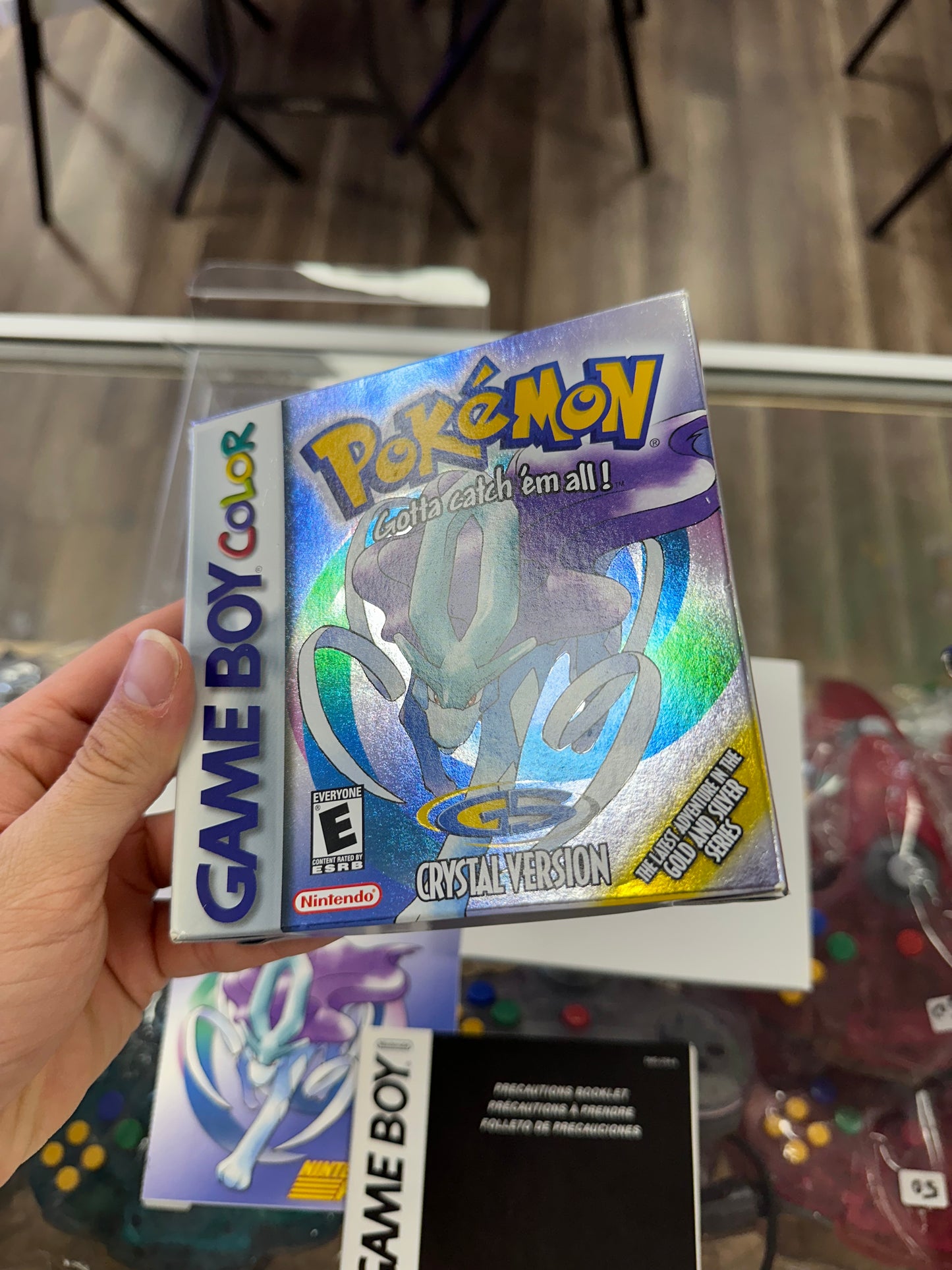 Pokémon Crystal Nintendo Gameboy Color Excellent Box Series Misprint CIB