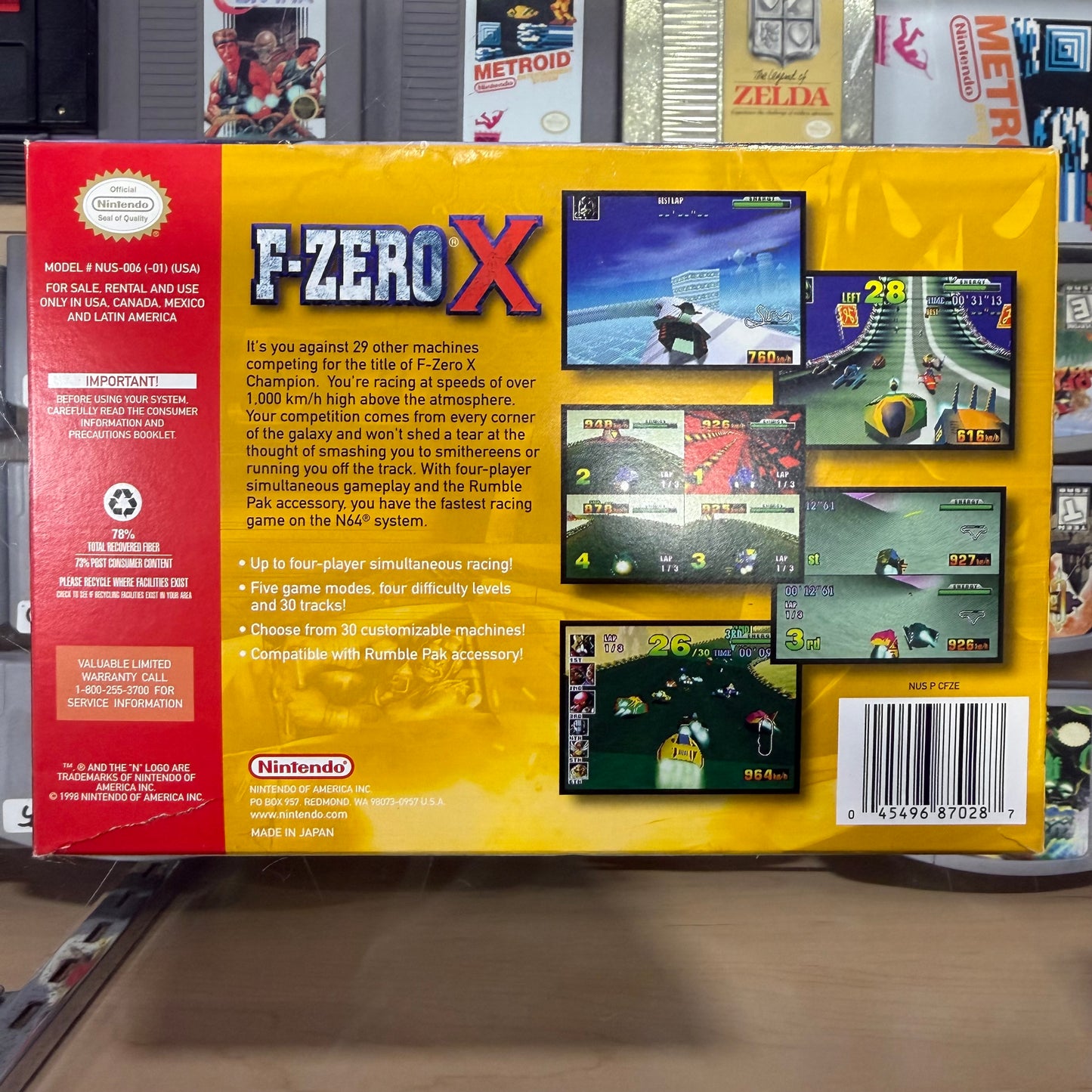 F-Zero X Nintendo 64
