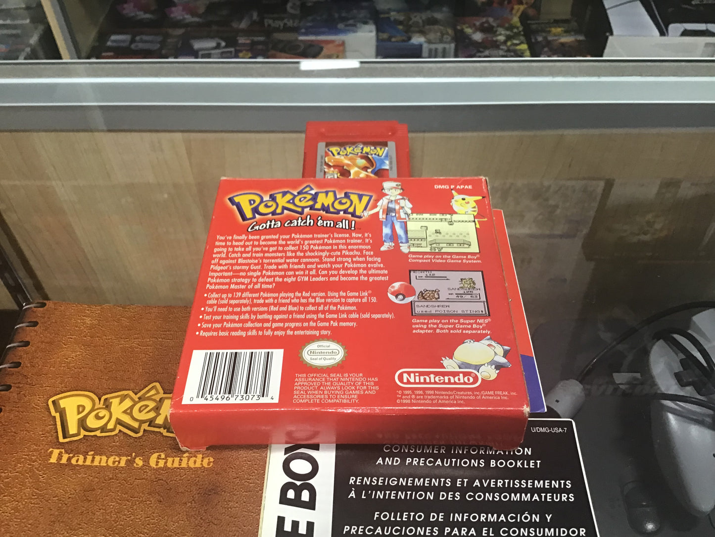 Pokémon Red (New Battery) (Saves) (Authentic) CIB Nintendo Gameboy First Print
