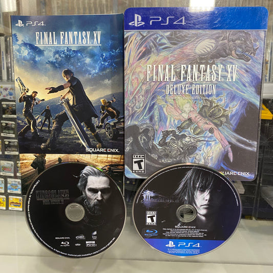Final Fantasy XV Deluxe Edition Playstation 4 Steel Book