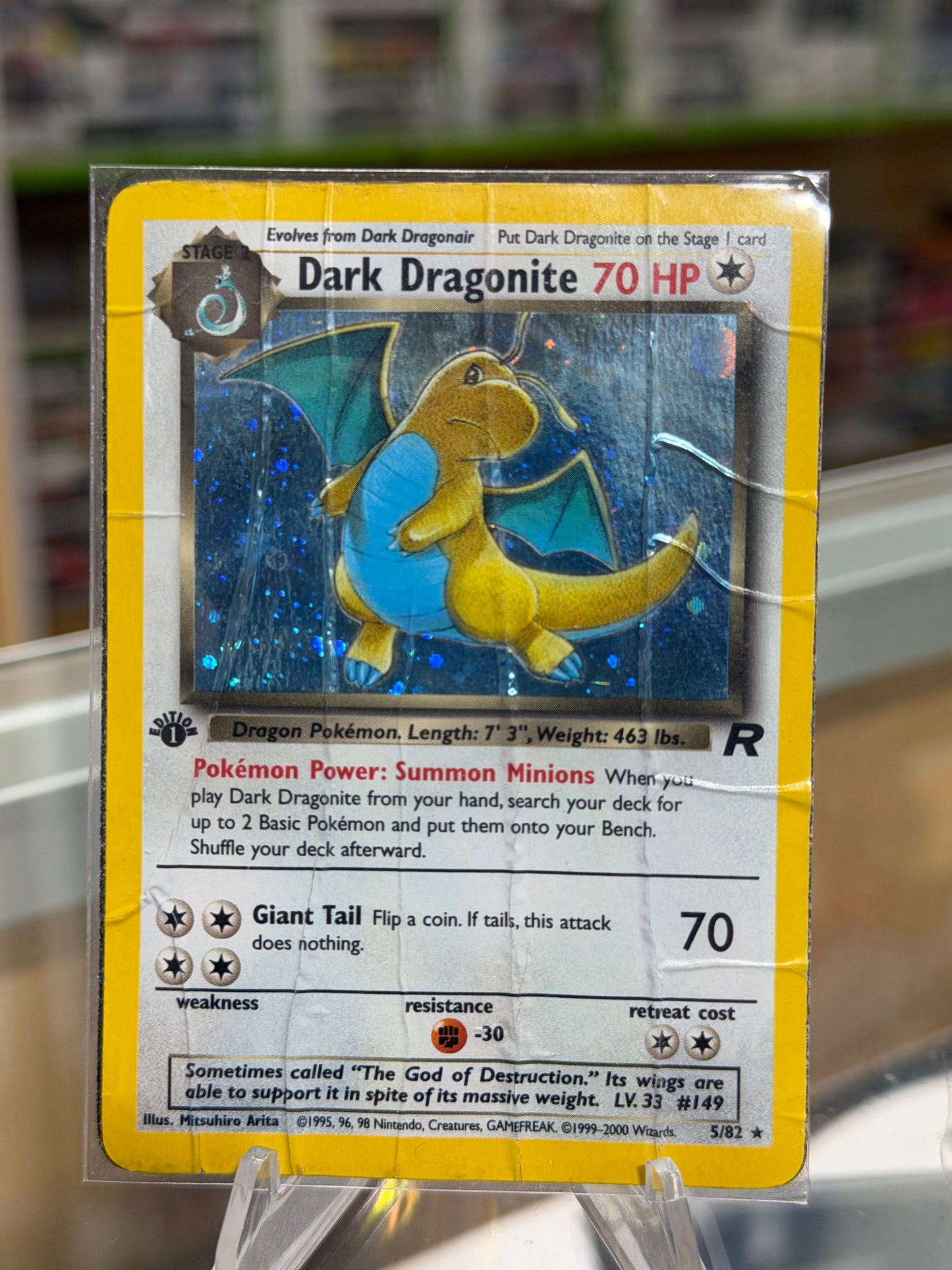 Dark Dragonite - Team Rocket 1st Edition