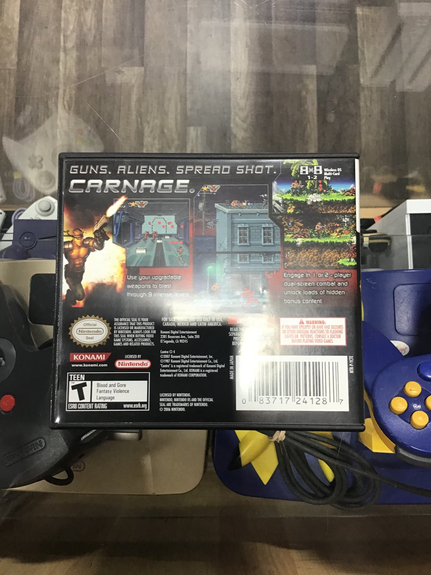 Contra 4 Nintendo DS Case and Manual ONLY