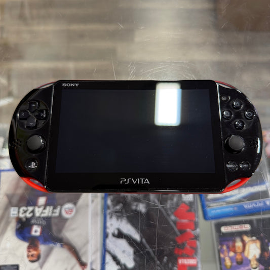 PlayStation Vita Slim Red & Black JP Playstation Vita (Charger included)