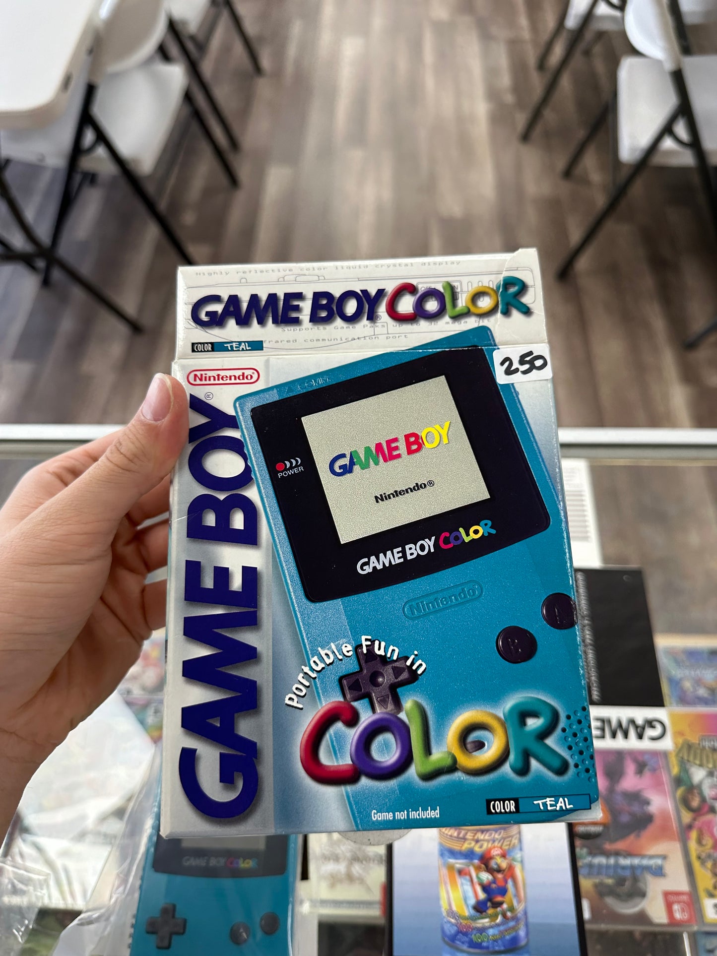 Nintendo Gameboy Color Teal System CIB