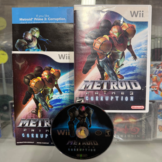 Metroid Prime 3 Corruption Nintendo Wii