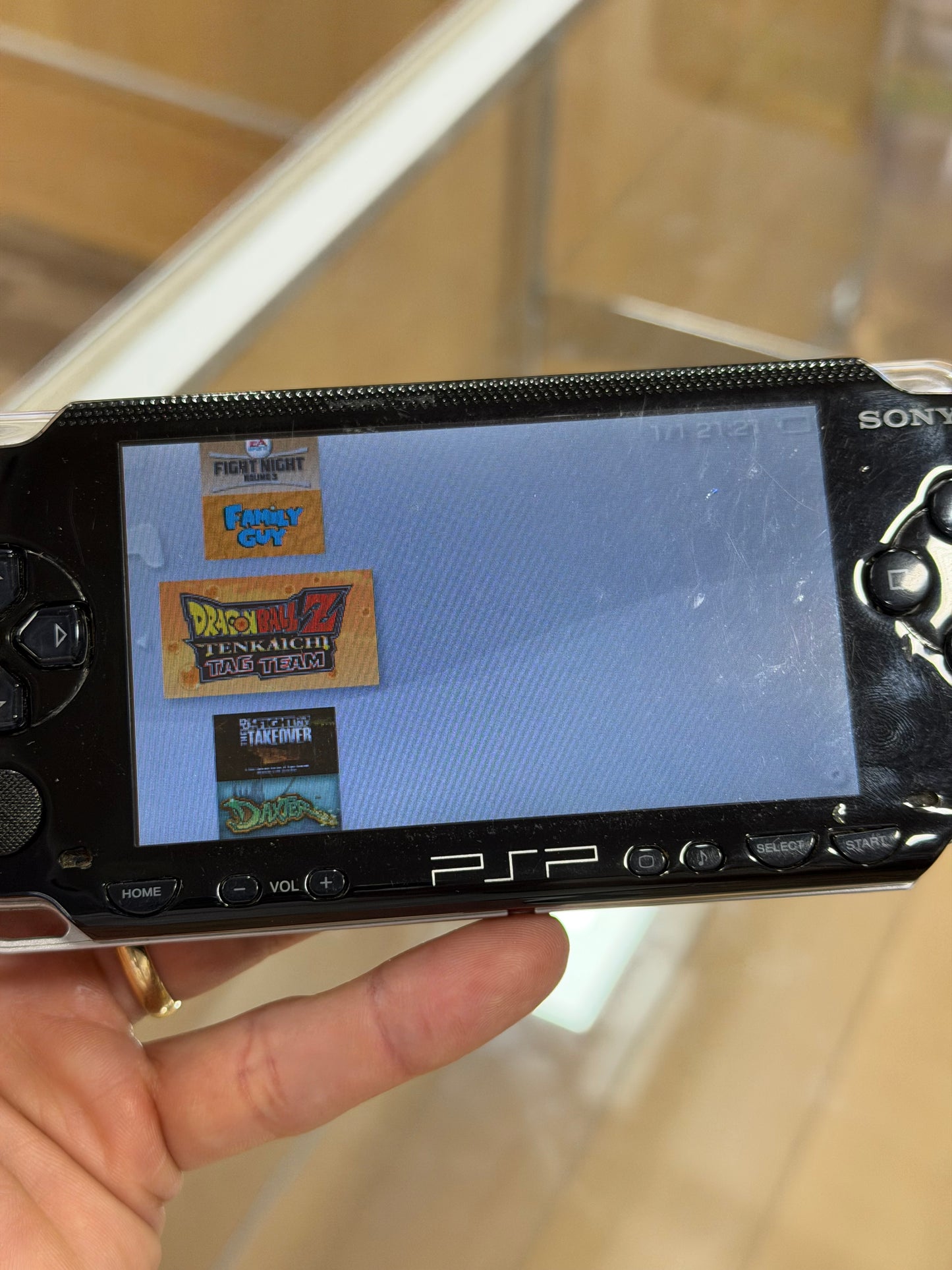 PSP 1000 with Charger - 40 Digital Games Included