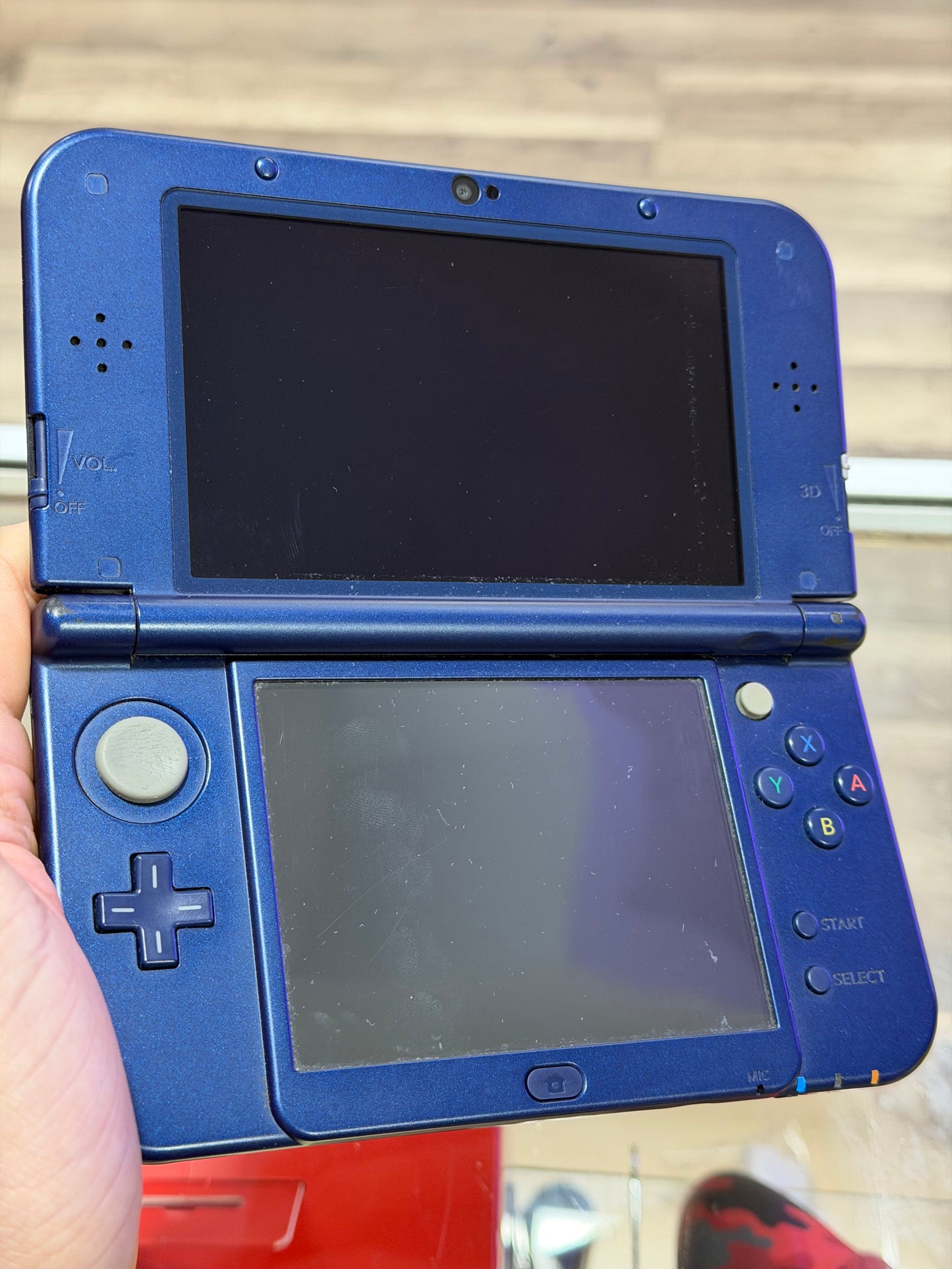 New Nintendo 3DS LL Metallic Blue (US Region) Nintendo 3DS - Read Description