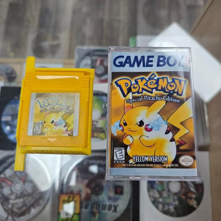 Pokémon Yellow New Battery Saves Authentic Custom Case