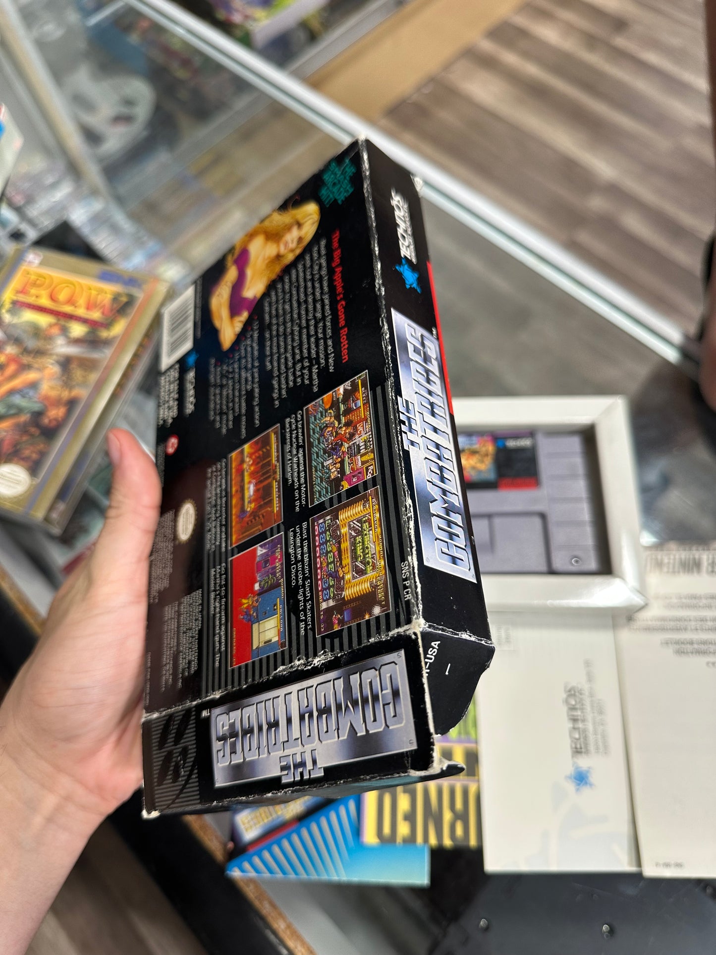 Combatribes Super Nintendo Technos No Manual All Inserts