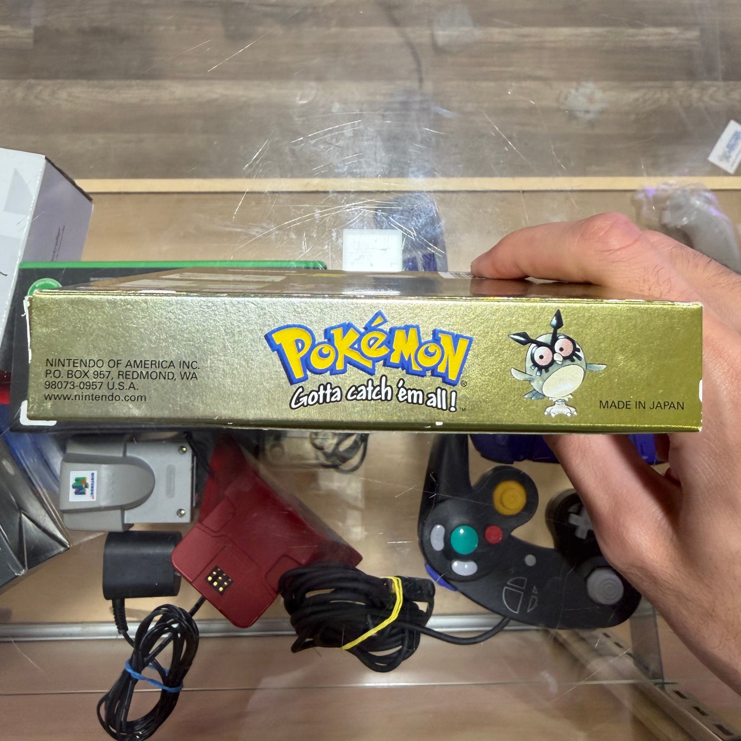 Pokémon Gold (Authentic) Nintendo Gameboy Color with Box Protector