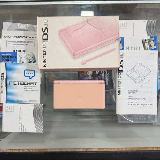 Coral Pink Nintendo DS Lite Nintendo DS (Charger included)