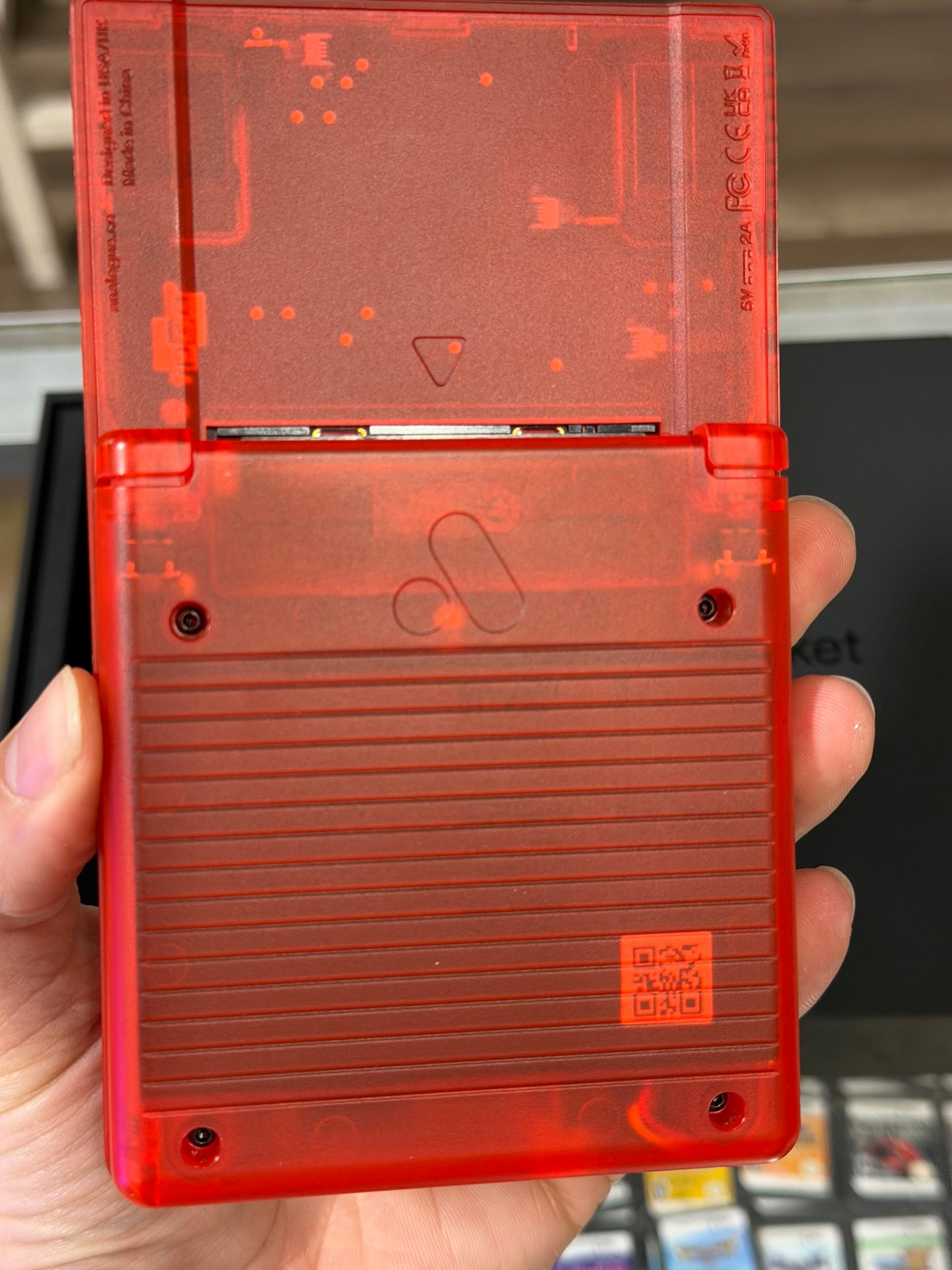 Analogue Pocket Transparent Red System