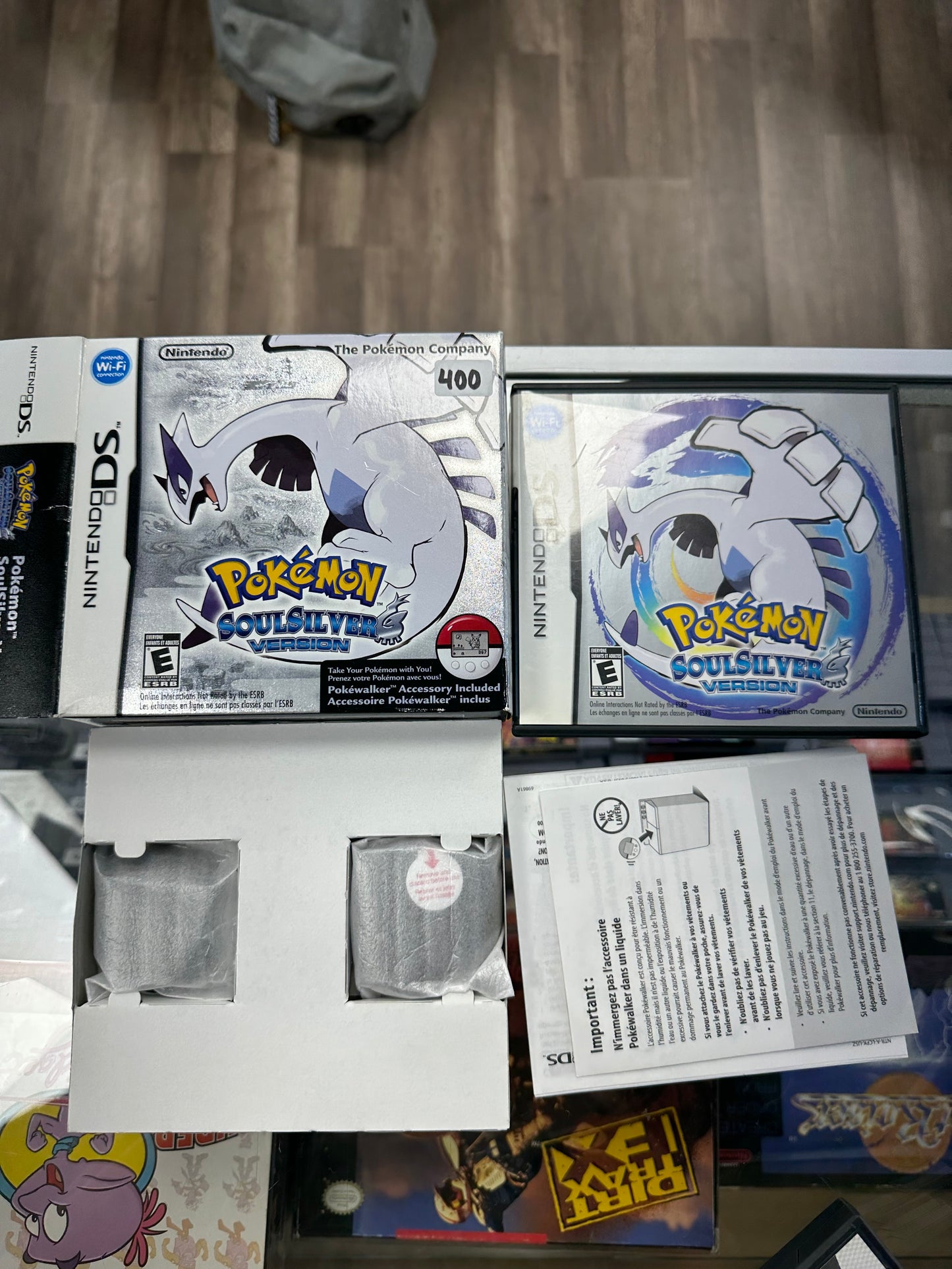 Pokémon SoulSilver Nintendo DS CIB Big Box with Pokewalker