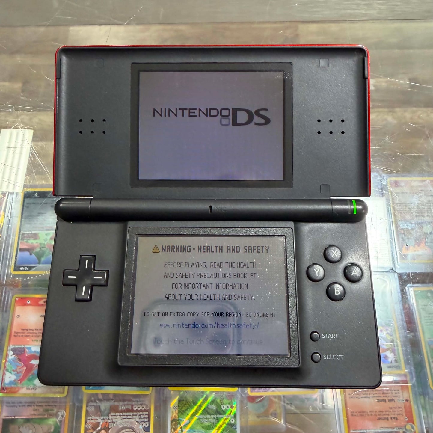 Red & Black Nintendo DS Lite System (Charger included)