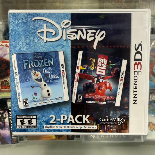 Frozen & Big Hero 6 Disney 2 Pack Nintendo 3DS (sealed)
