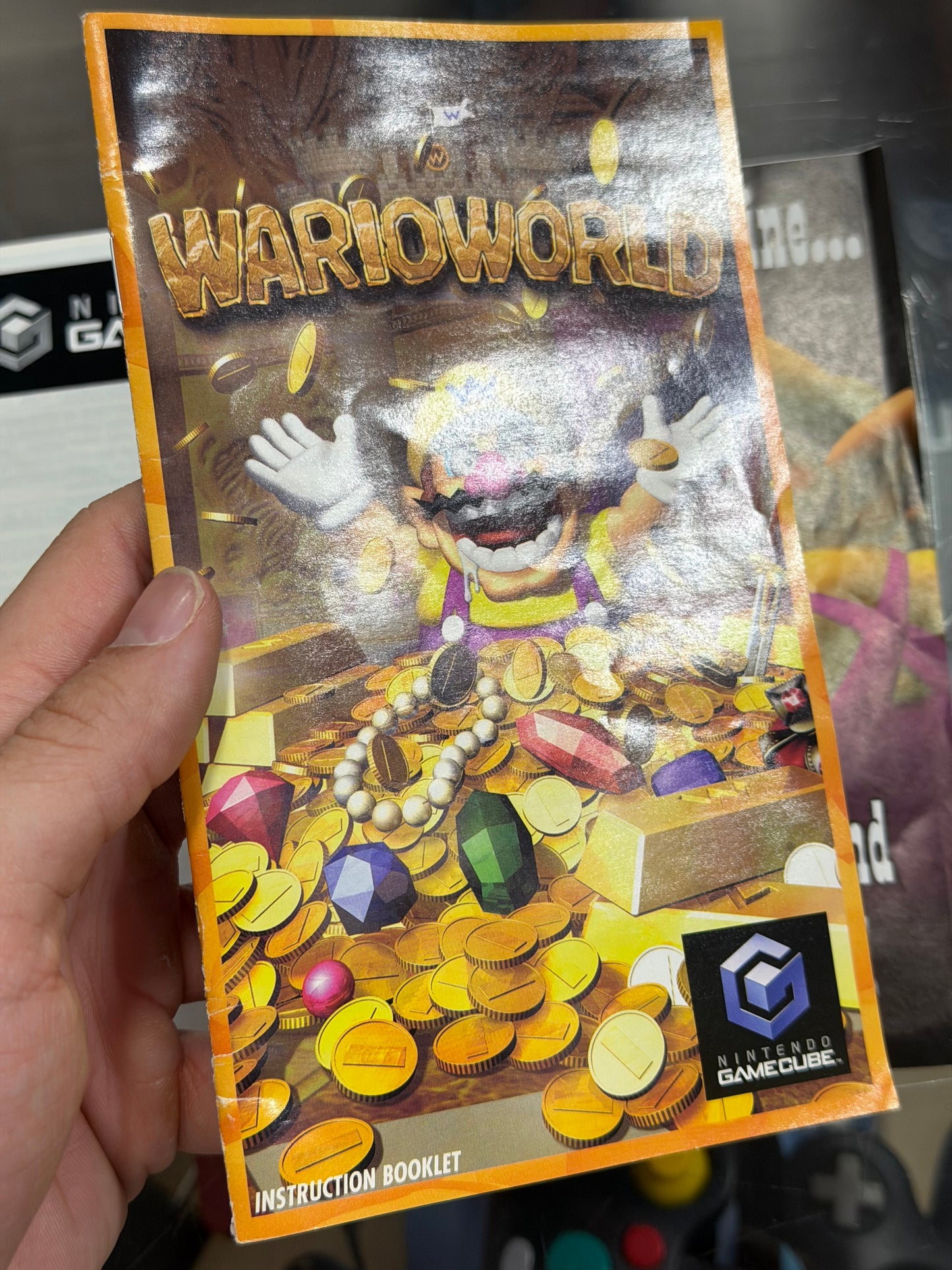 Wario World Nintendo GameCube Manual Only - With Insert