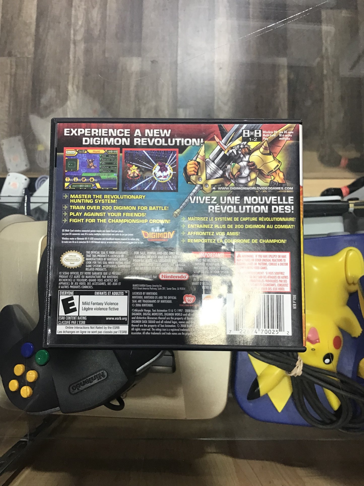 Digimon World Championship Nintendo DS Case and Manual ONLY