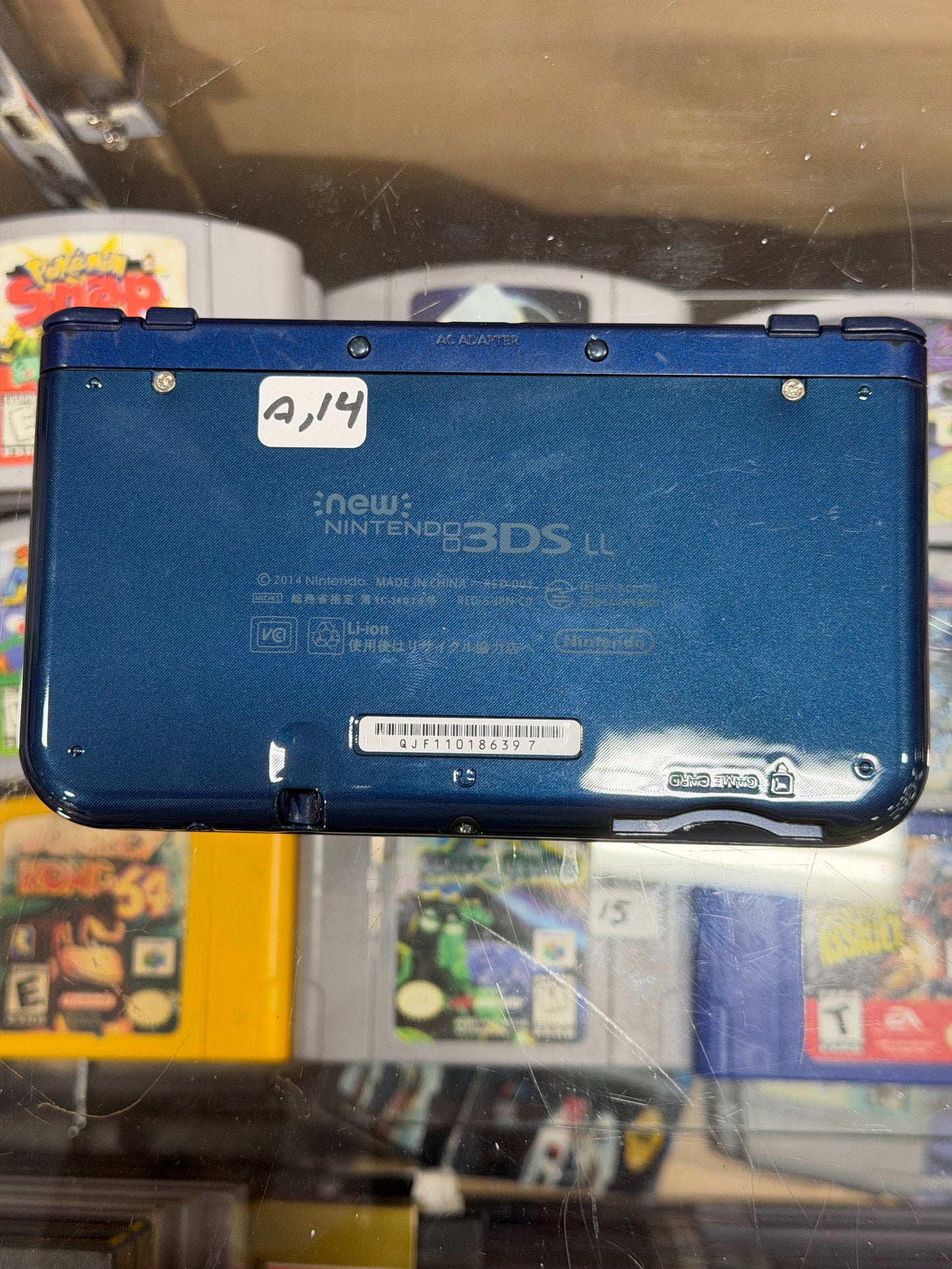 Blue New Nintendo 3DS XL Handheld System With Charger (Region Free)(JAPANESE TO US)
