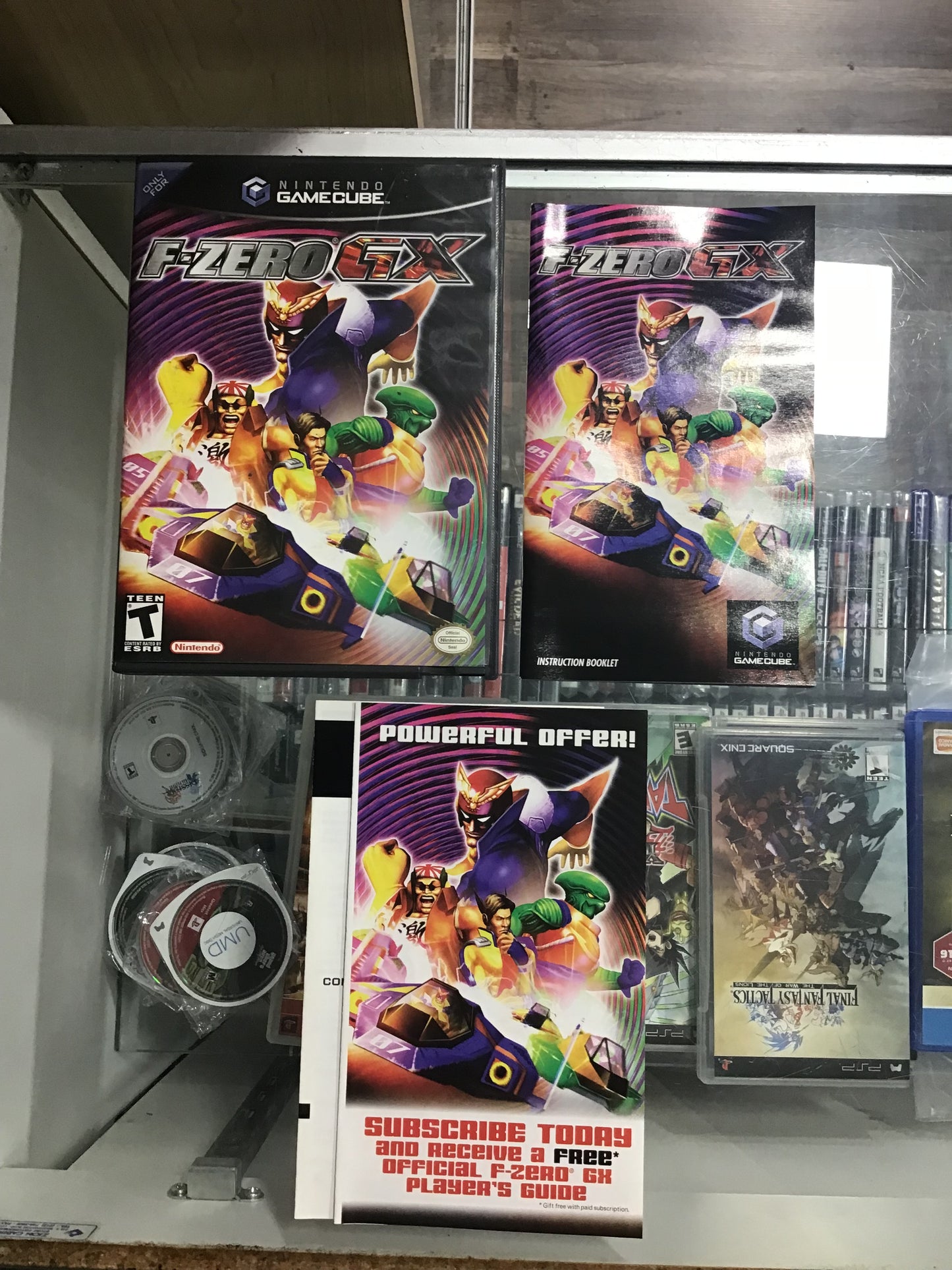 F-Zero GX Nintendo GameCube Case and Manual ONLY