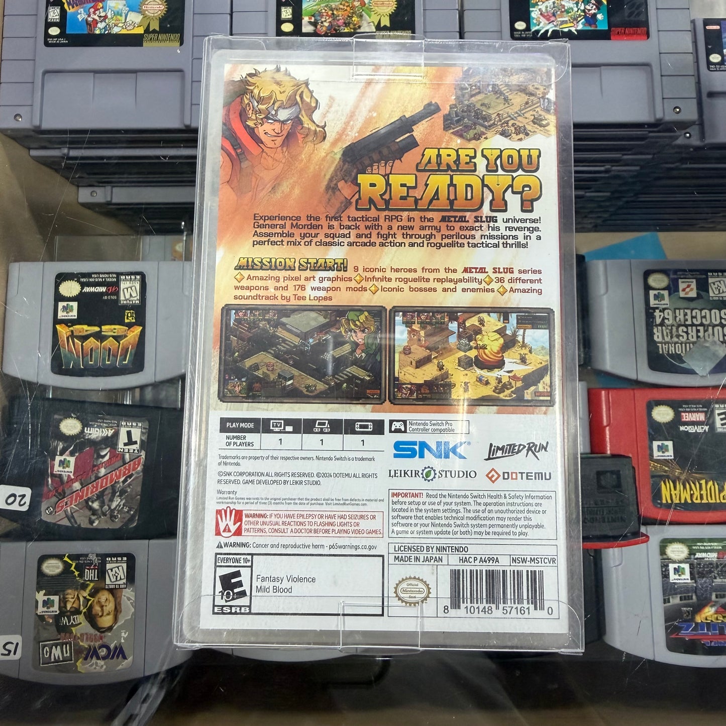 Metal Slug Tactics Nintendo Switch Sealed