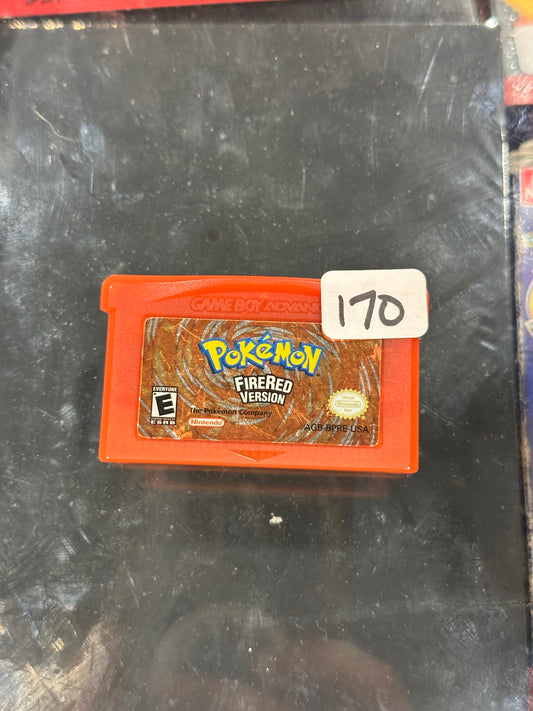Pokémon FireRed Gameboy Advance Authentic