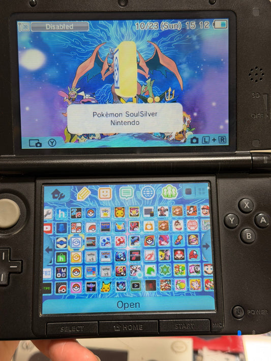 Black Nintendo 3DS XL - Modded with Digital Games