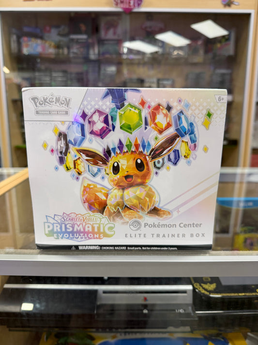 Prismatic Evolutions Pokemon Center Elite Trainer Box (Exclusive) - SV: Prismatic Evolutions
