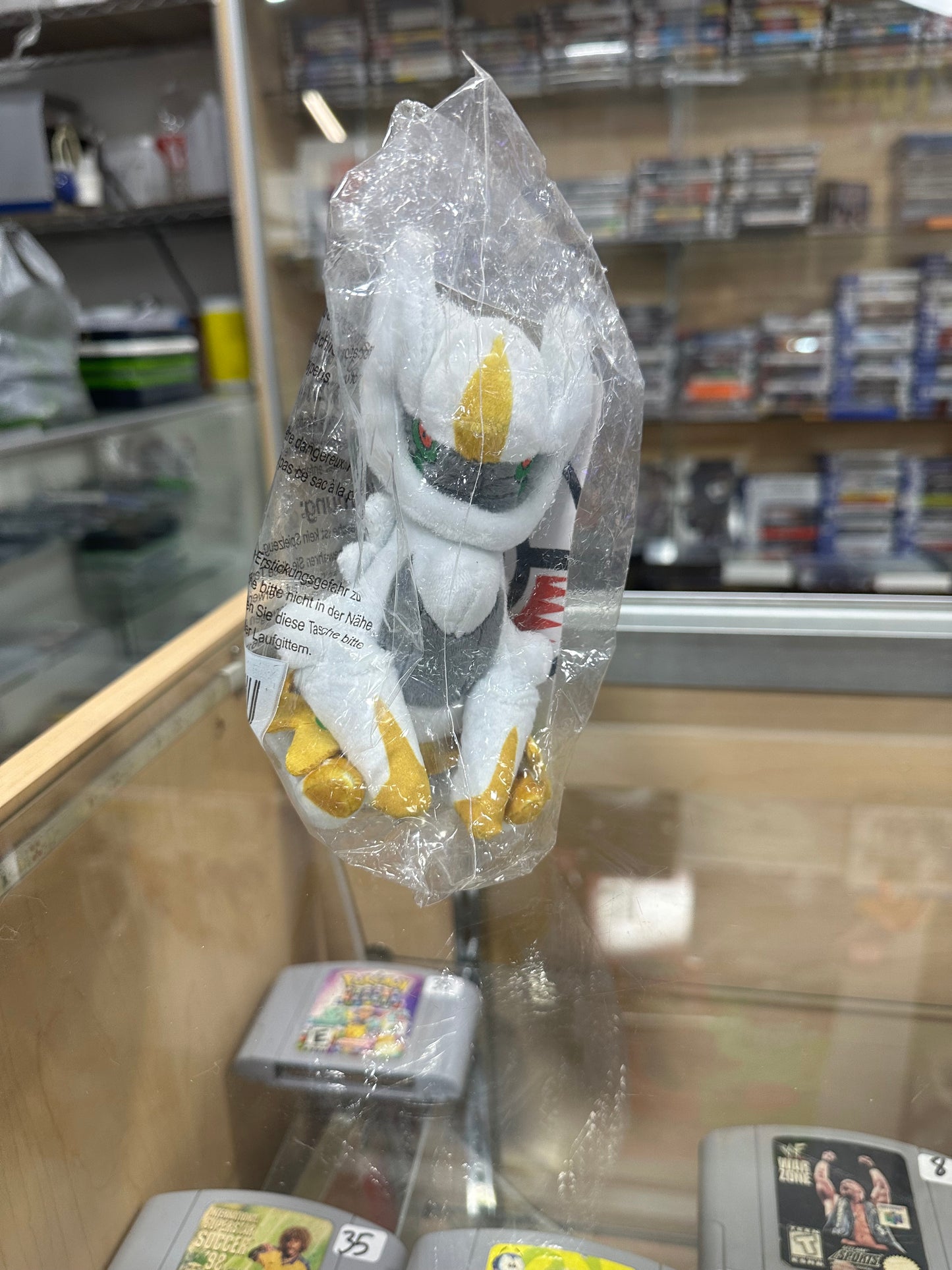 Nintendo Pokemon Center Legends Arceus Sitting Exclusive Preorder Plush New