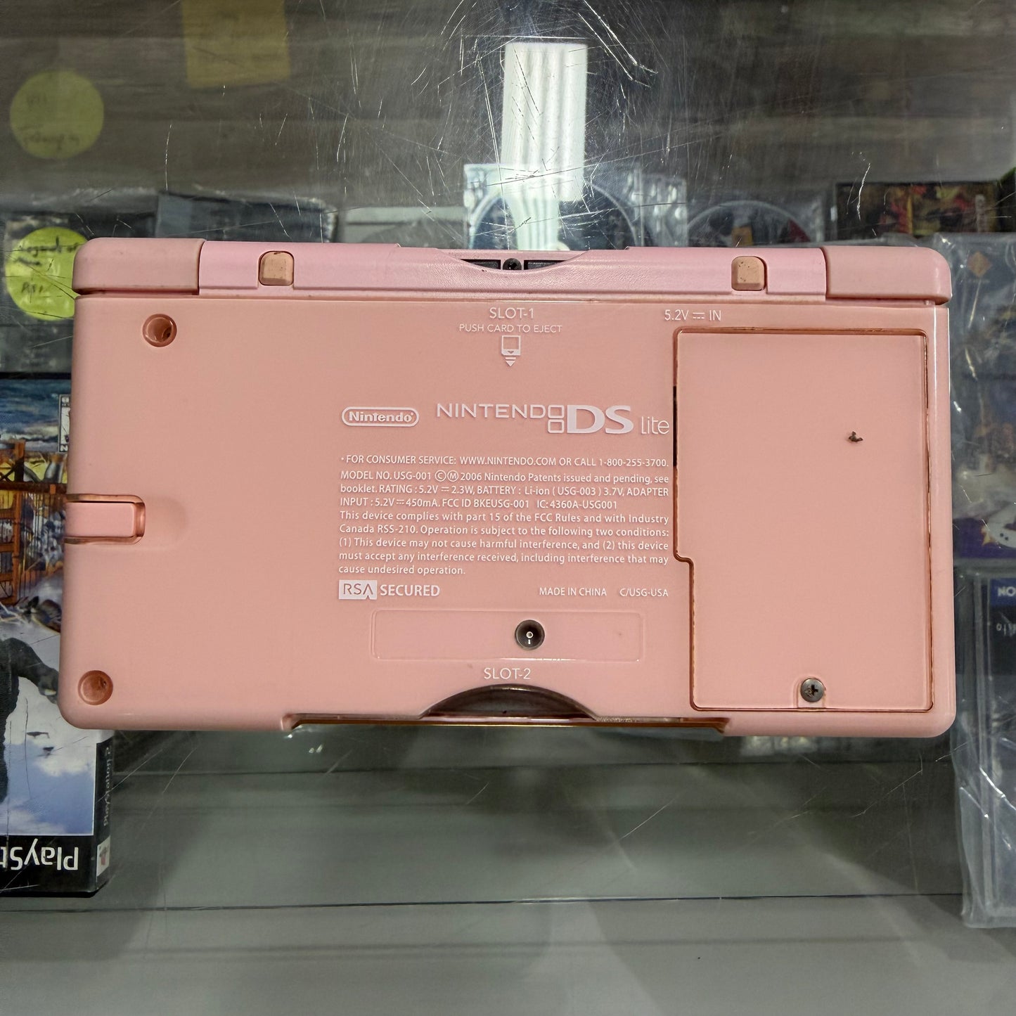 Coral Pink Nintendo DS Lite Nintendo DS (Charger included)