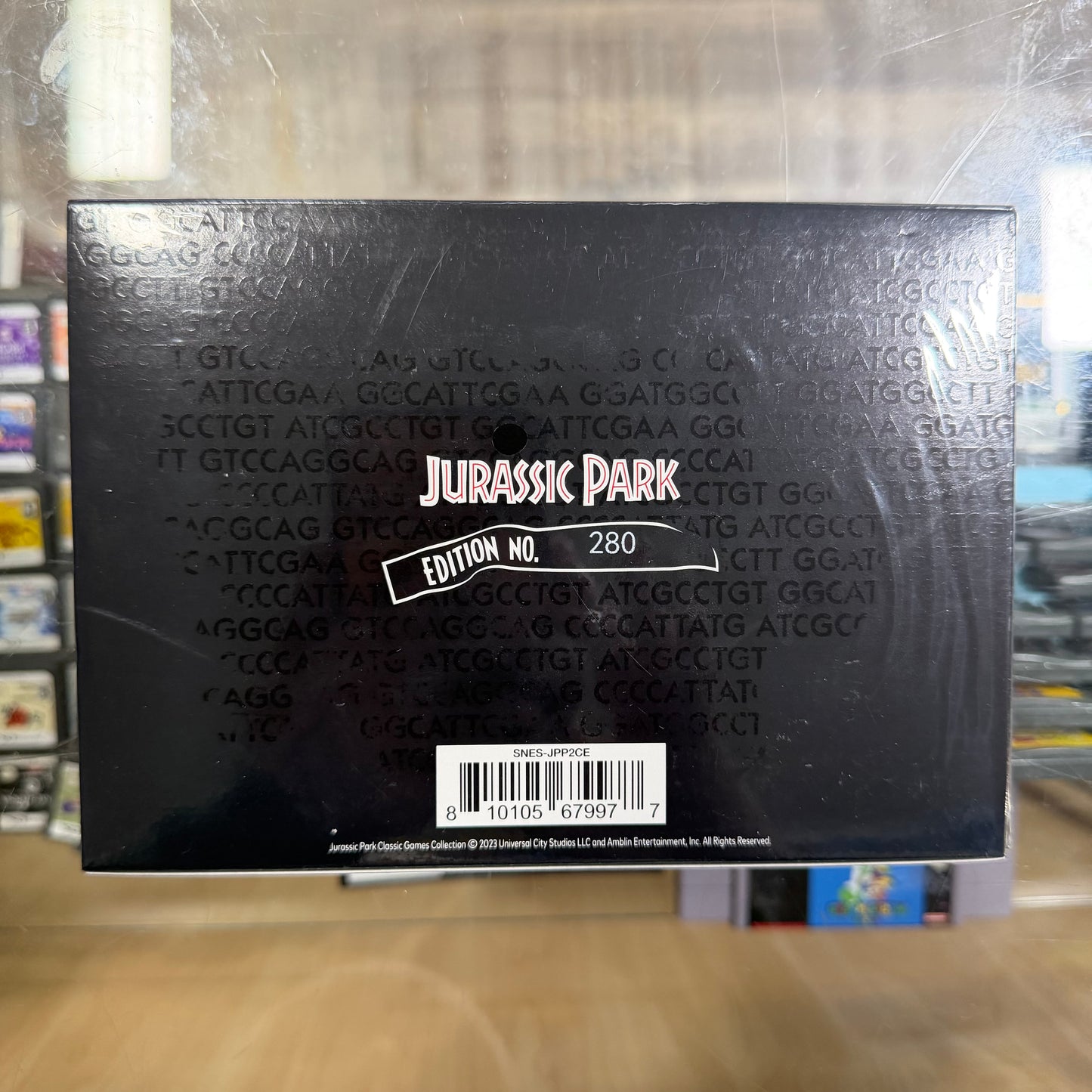 Sealed Jurassic Park Part 2 The Chaos Continues Super Nintendo
