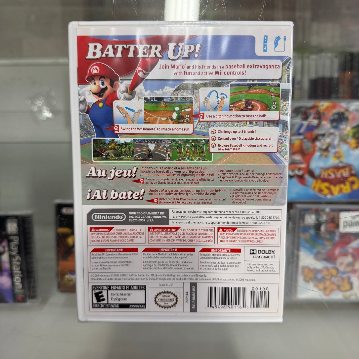 Mario Super Sluggers Nintendo Wii (UNOPENED)