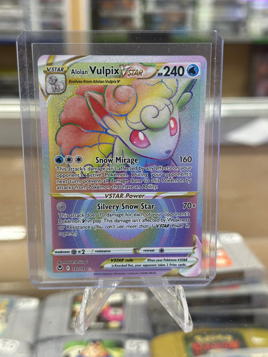 Alolan Vulpix VSTAR (Secret) - SWSH12: Silver Tempest NM