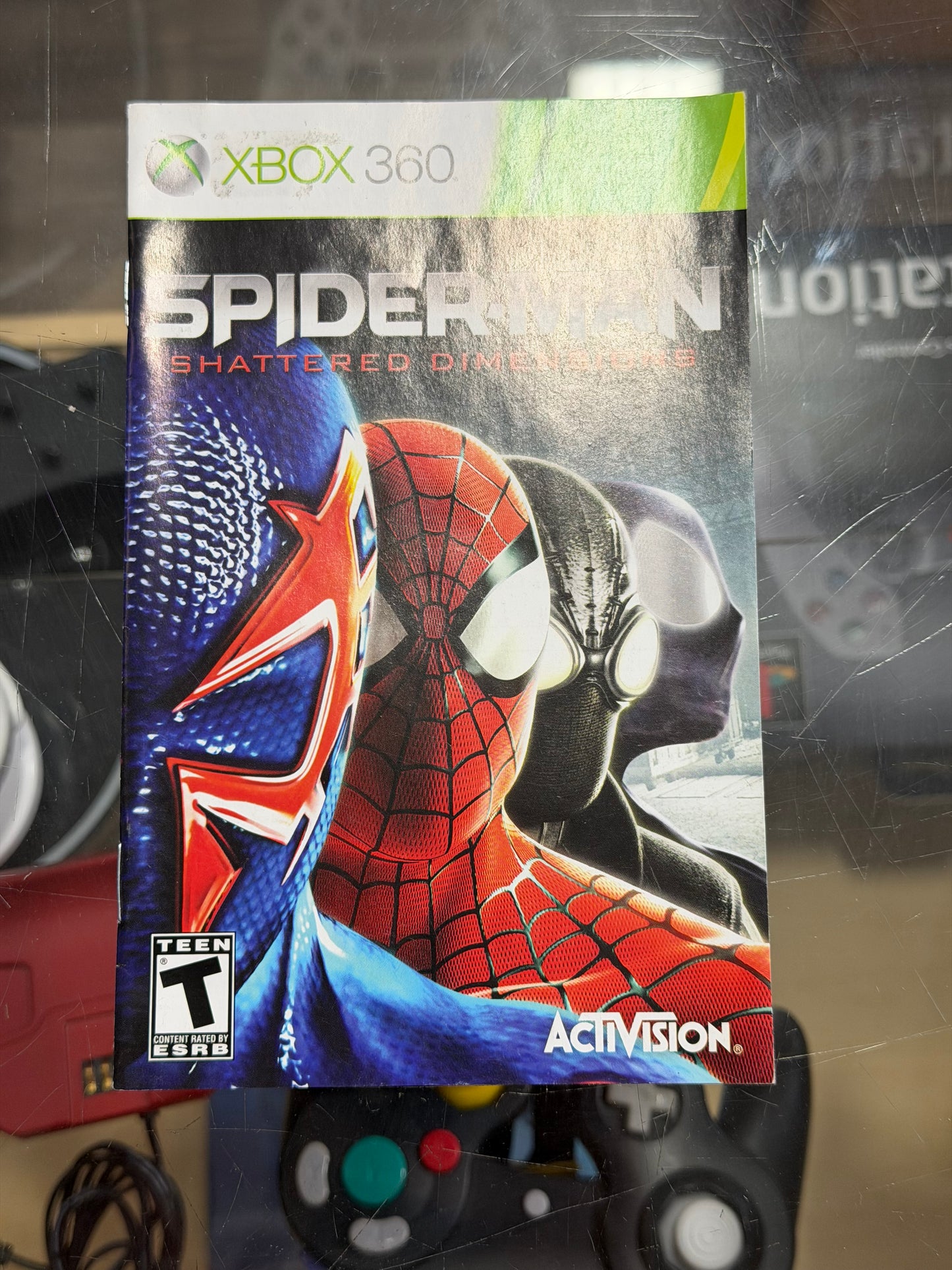 Spiderman Shattered Dimensions Xbox 360 Manual Only