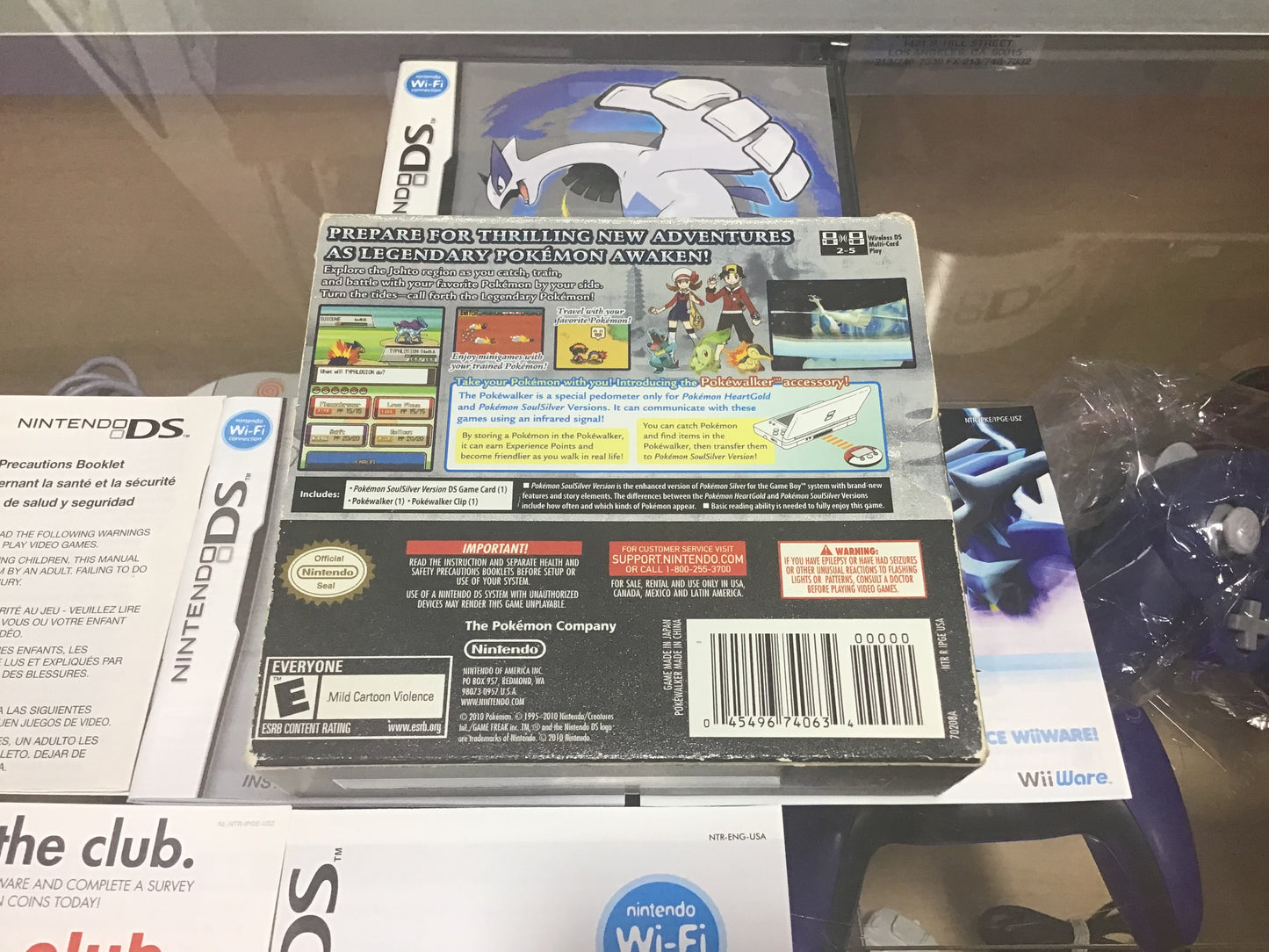Pokemon SoulSilver Version [Pokewalker] [Big Box] (Authentic) Nintendo DS
