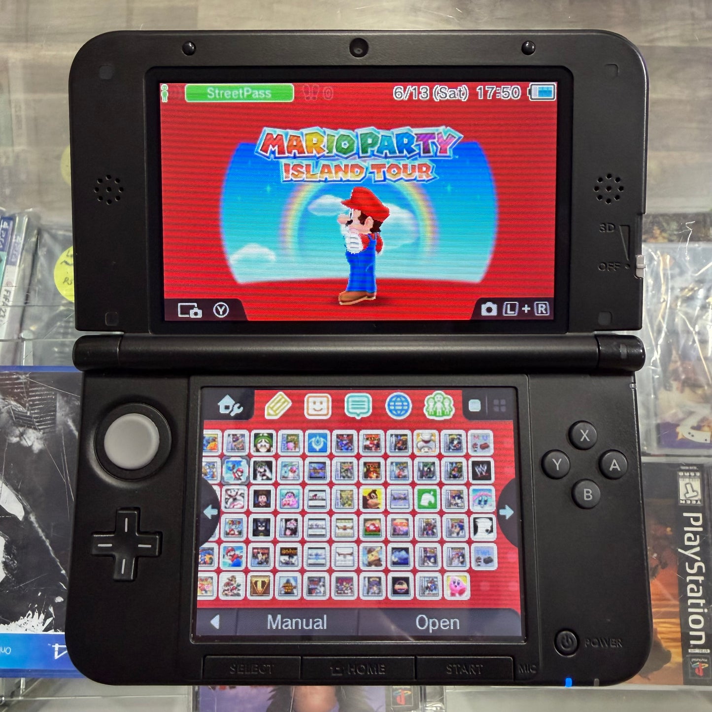 Nintendo 3DS XL Pokemon Xerneas + Yveltal Red Edition Nintendo 3DS with Charger (Has Digital Games)