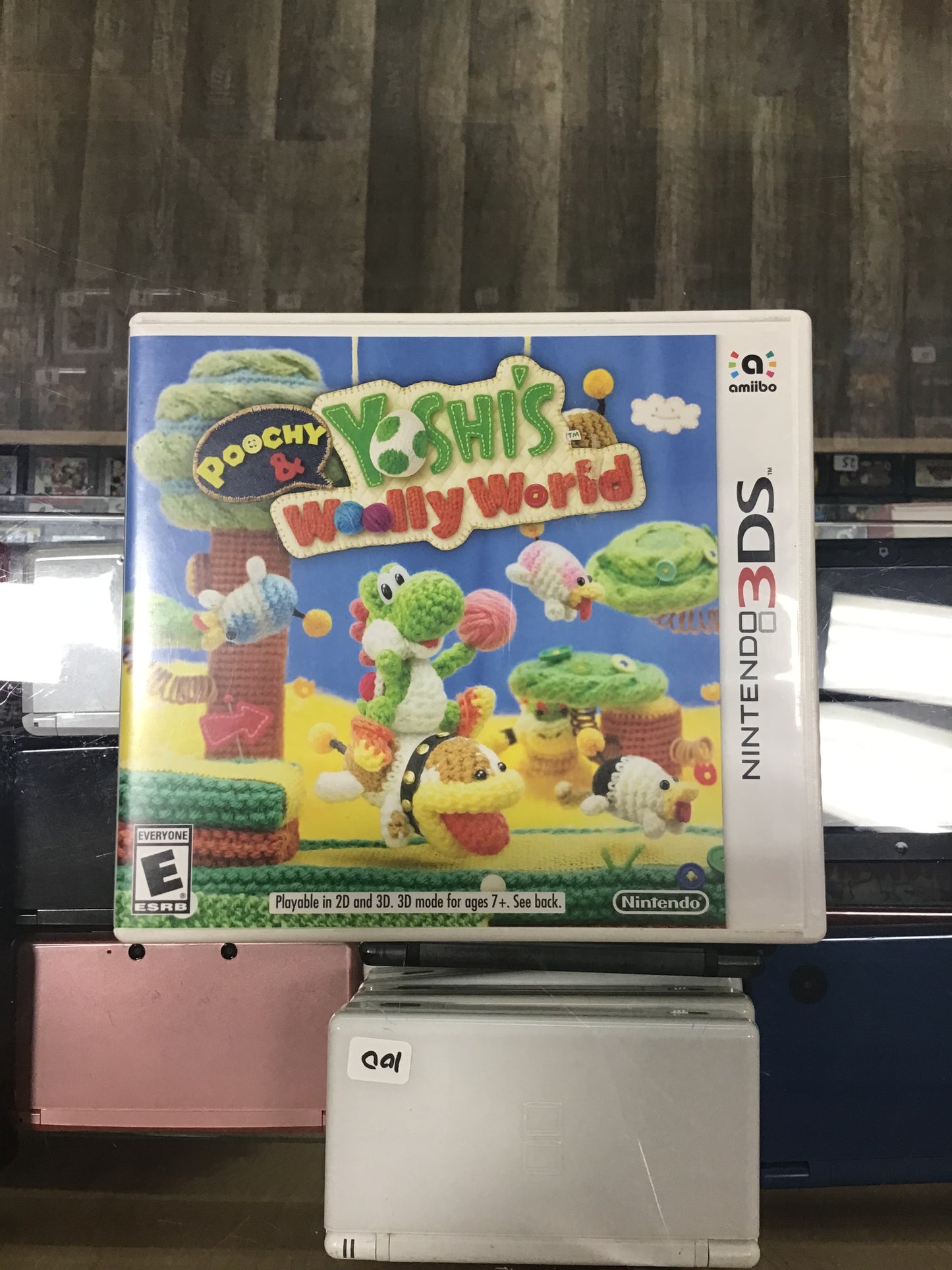 Poochy & Yoshi’s Woolly World Nintendo 3DS Case ONLY
