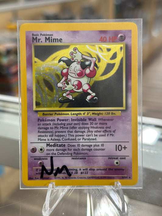 Mr Mime - Jungle Holo No Symbol - Near Mint