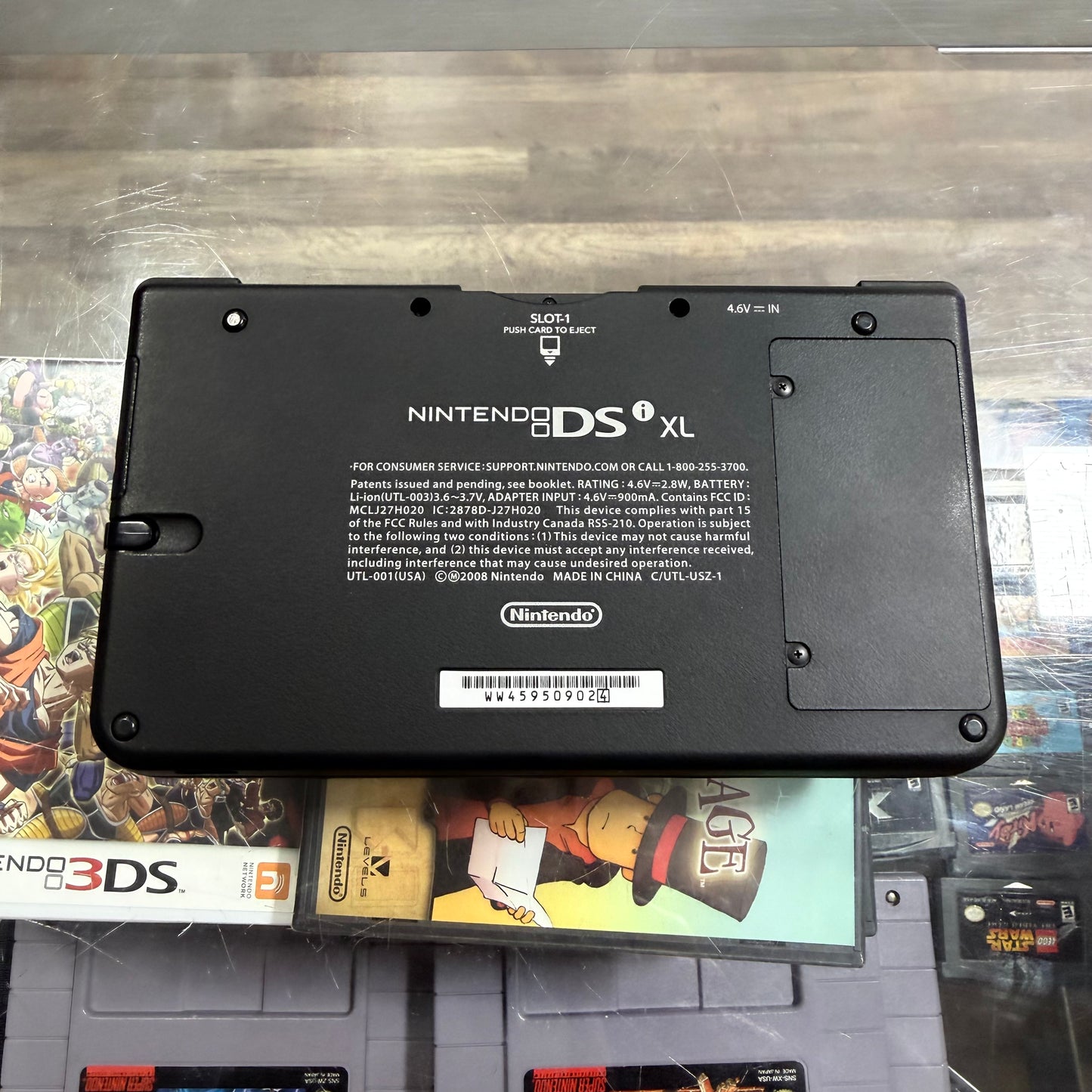 Nintendo DSi XL Midnight Blue Handheld System with Box and Charger