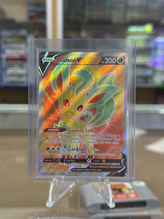 Leafeon V (Full Art) - SWSH07: Evolving Skies NM