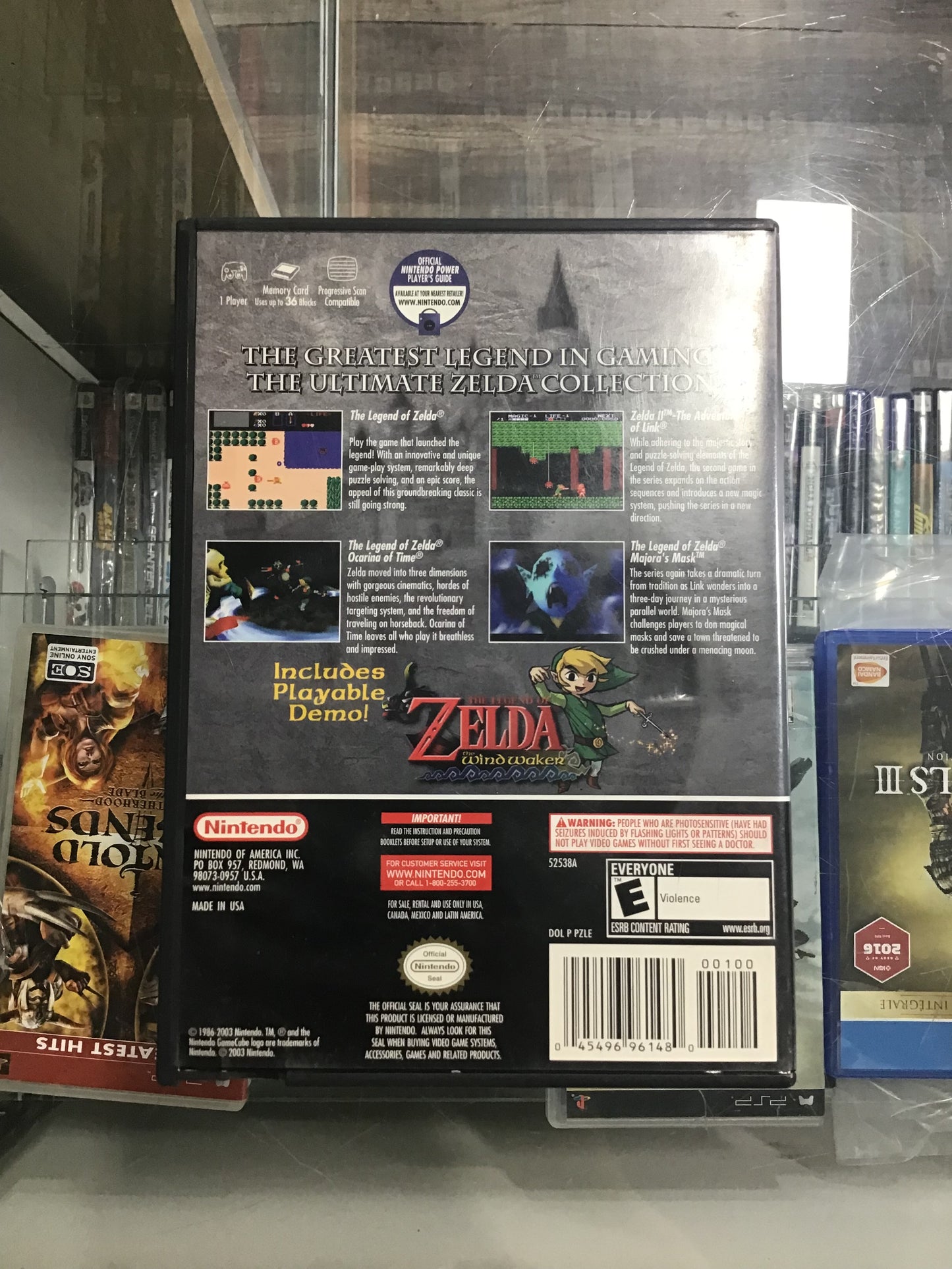 The Legend of Zelda Collector’s Edition Nintendo GameCube Case and Insert ONLY