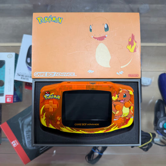 Custom Nintendo Gameboy Advance SP Handheld with Brighter Screen (Charmander)