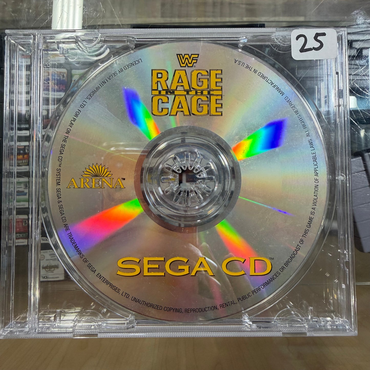 WWF Rage In The Cage Sega CD