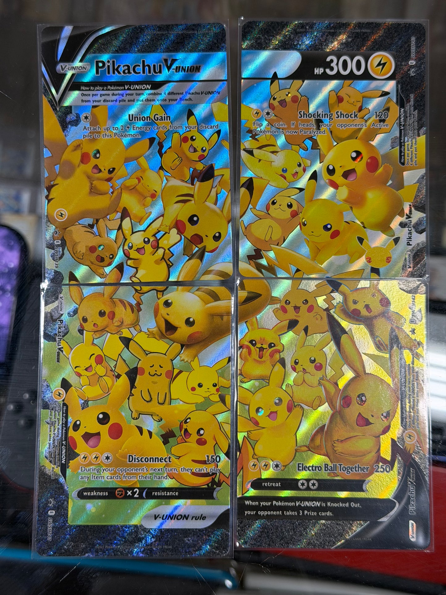 Pikachu V-Union [Set of 4] - Sword & Shield Promo