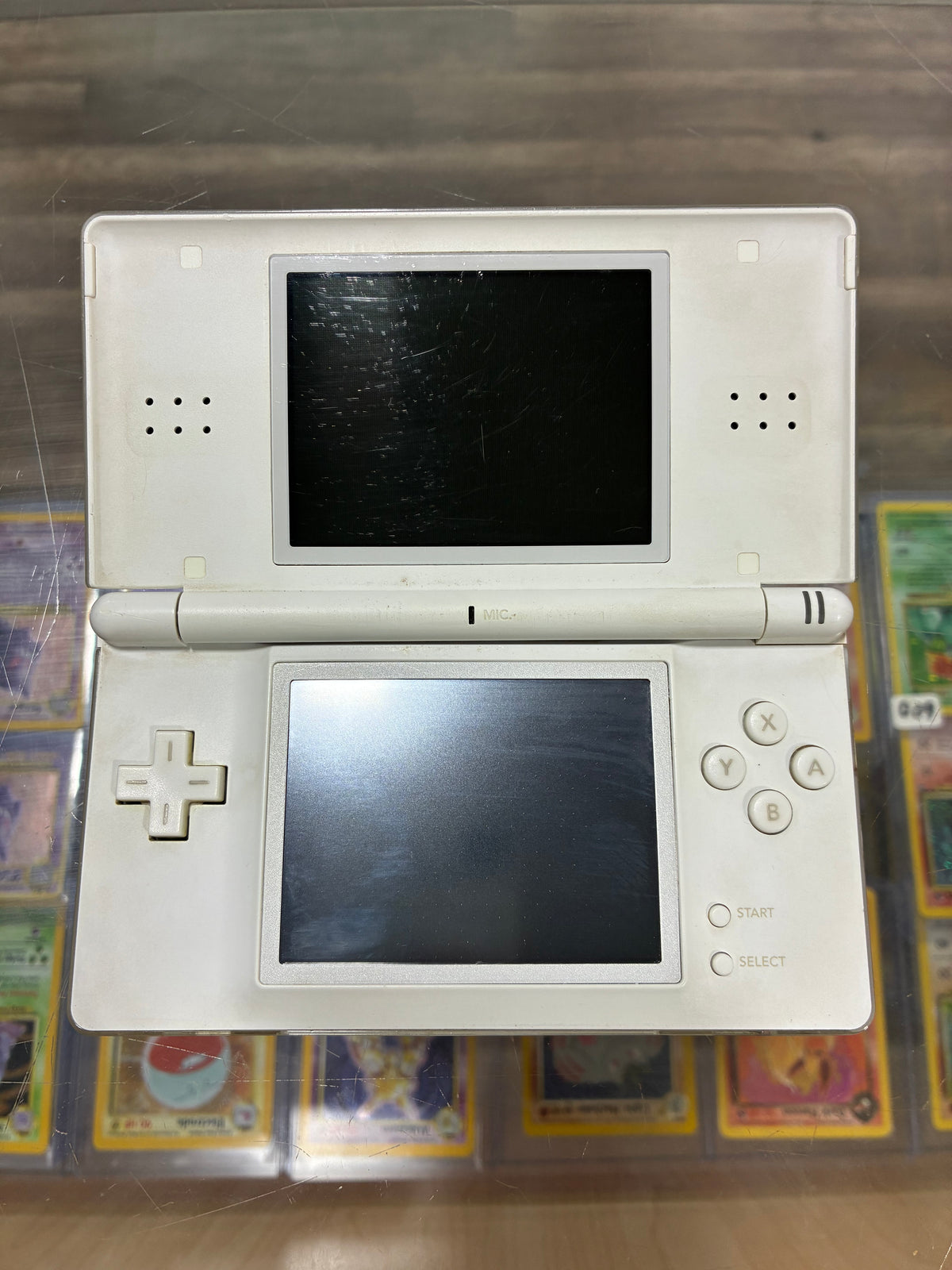 Nintendo DS Lite Handheld System (White) w/ Charger & Stylus (Fair Condition)