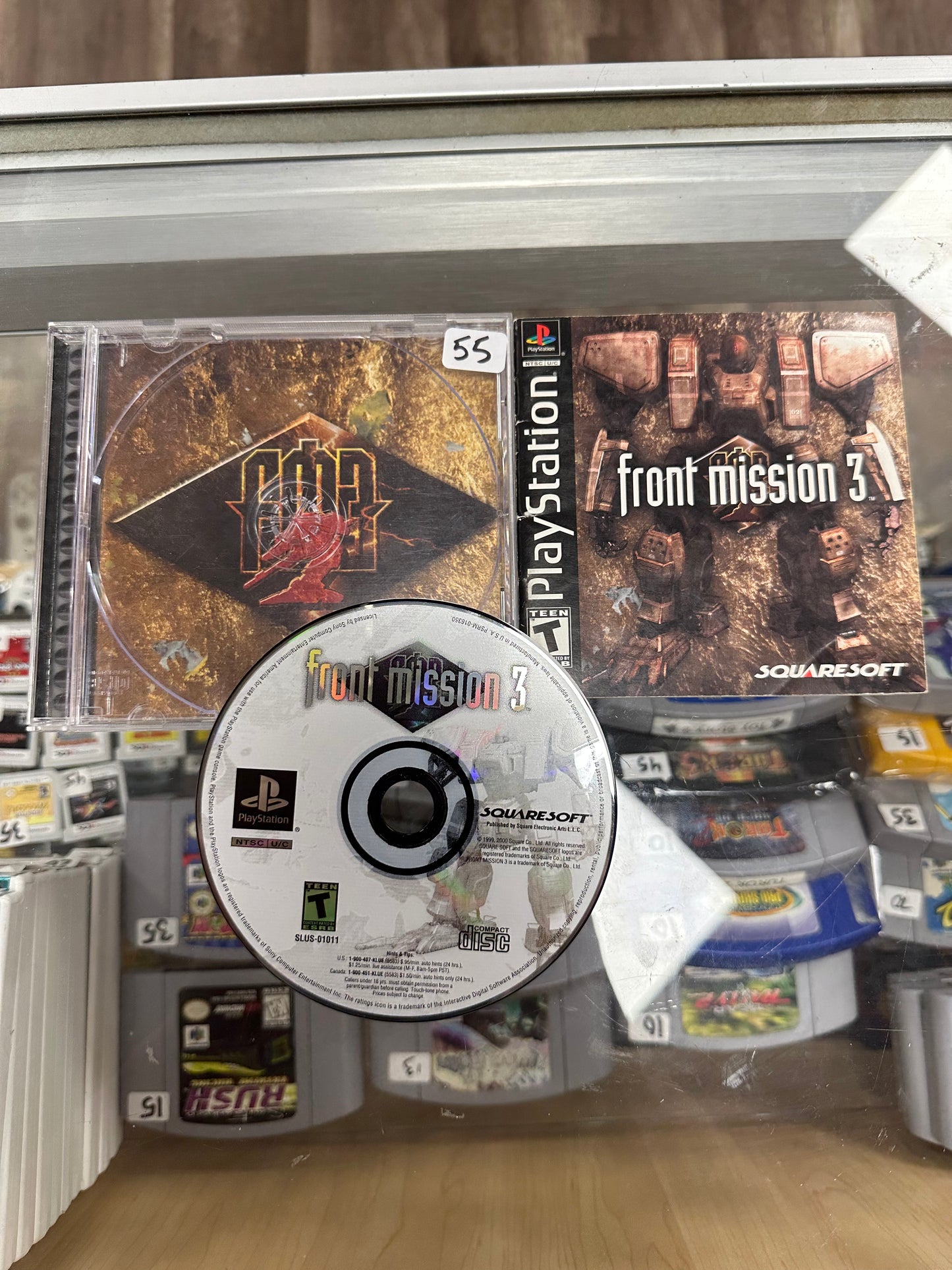 Front Mission 3 PlayStation 1 with Registration CIB