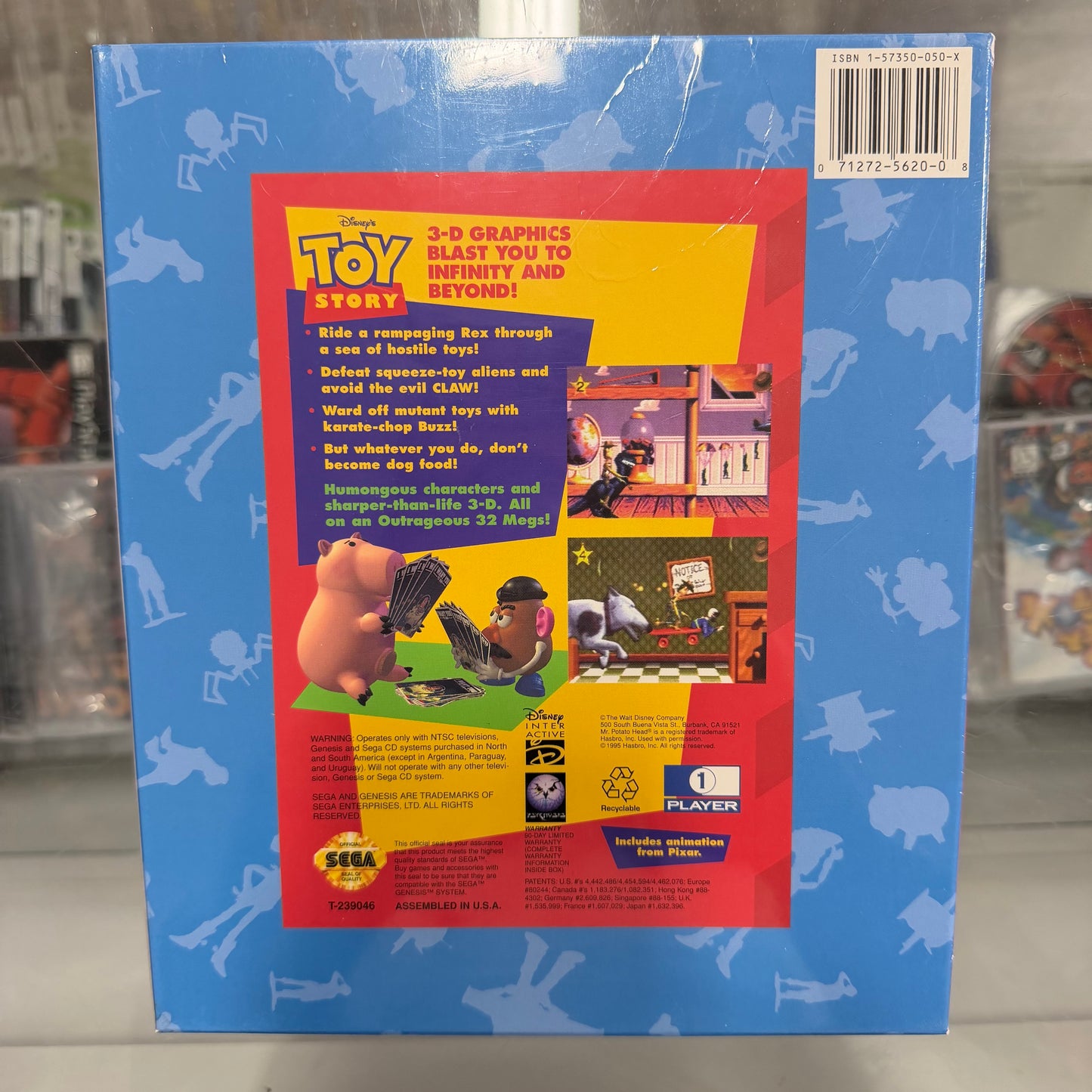Toy Story Sega Genesis Sealed Big Box