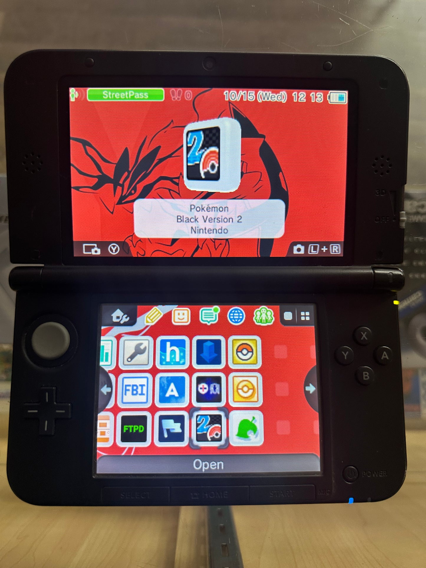 Red Nintendo 3DS LL Handheld System (US Region) with Digital Games