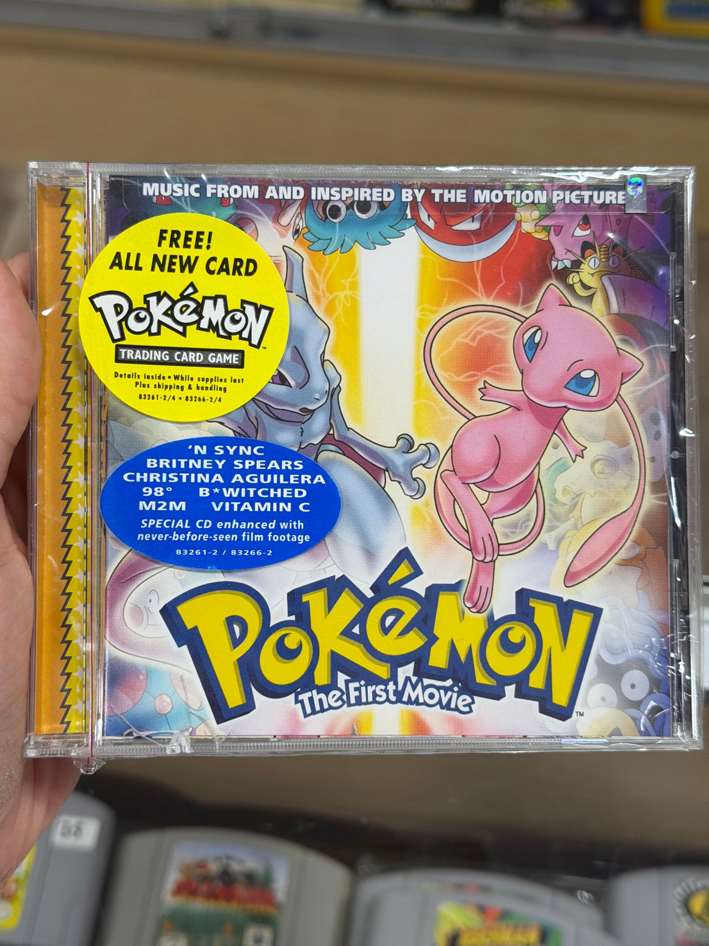 Pokemon The First Movie Soundtrack CD - (SEALED)
