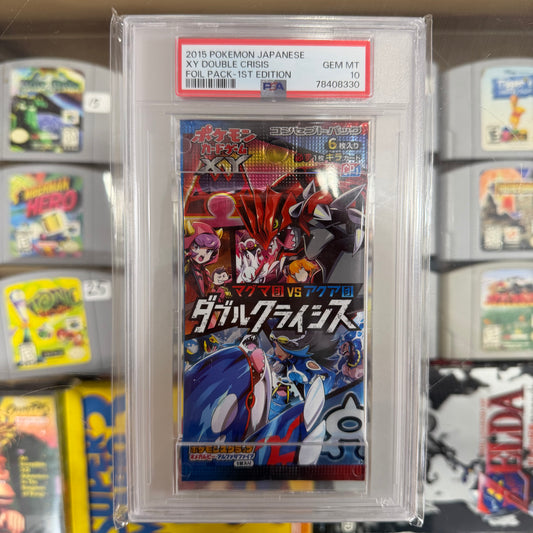 2015 Pokémon Japanese XY Double Crisis Foil Pack 1st Edition (PSA 10)